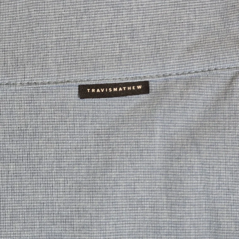 Travis Mathew Shorts Mens 42 Light Blue Chino Golf Flat Front Performance